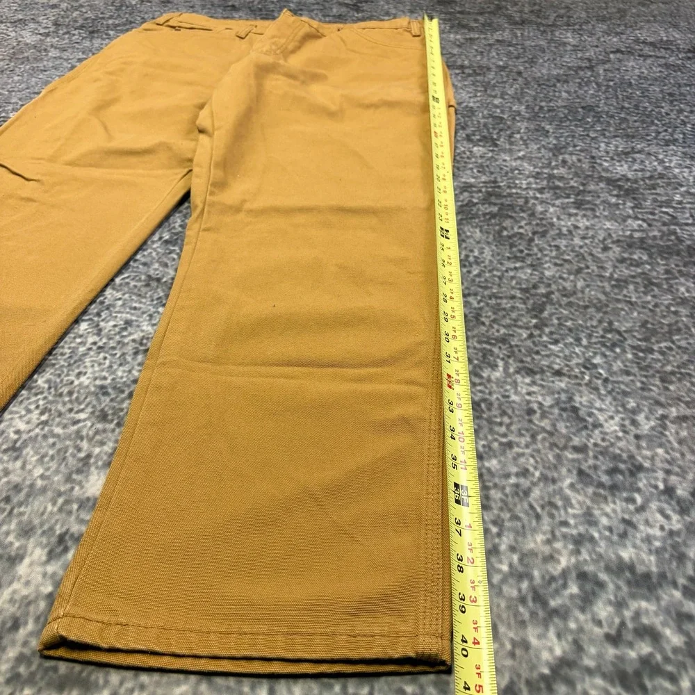 Dickies Carpenter Pants Mens 34x30 Tan Canvas Utility Workwear